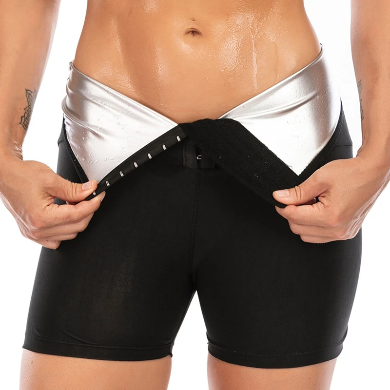 Женские Термо штаны для сауны тренировочные шорты похудения горячие термальные