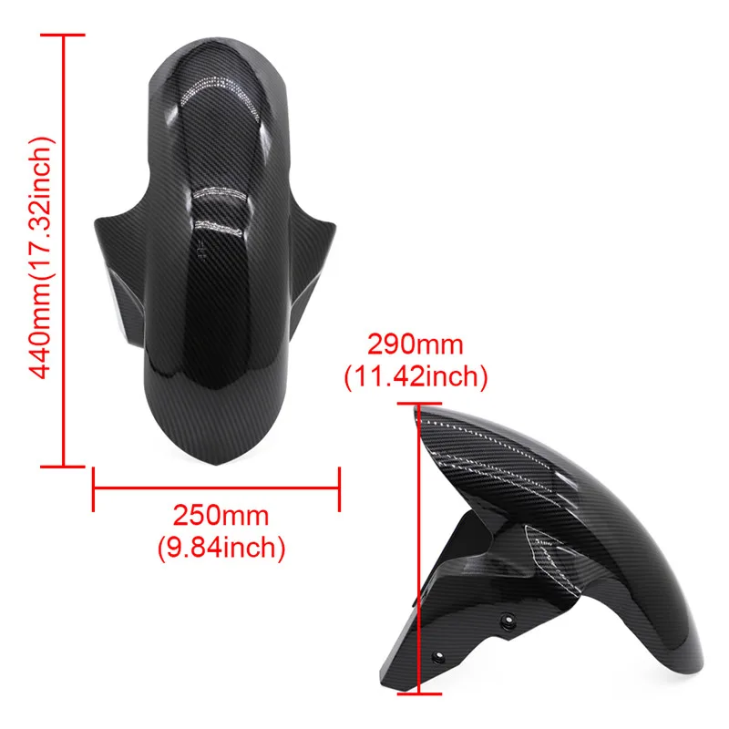 For bmw s1000rr s1000r 2009-2018 Carbon Fiber black Front Fender Splash Mud Dust Guard Mudguard ABS plastic for S1000RR 16 17 | Автомобили