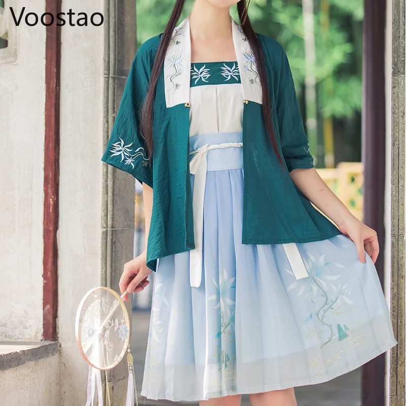 Женское элегантное платье ханьфу в китайском стиле костюм для традиционных