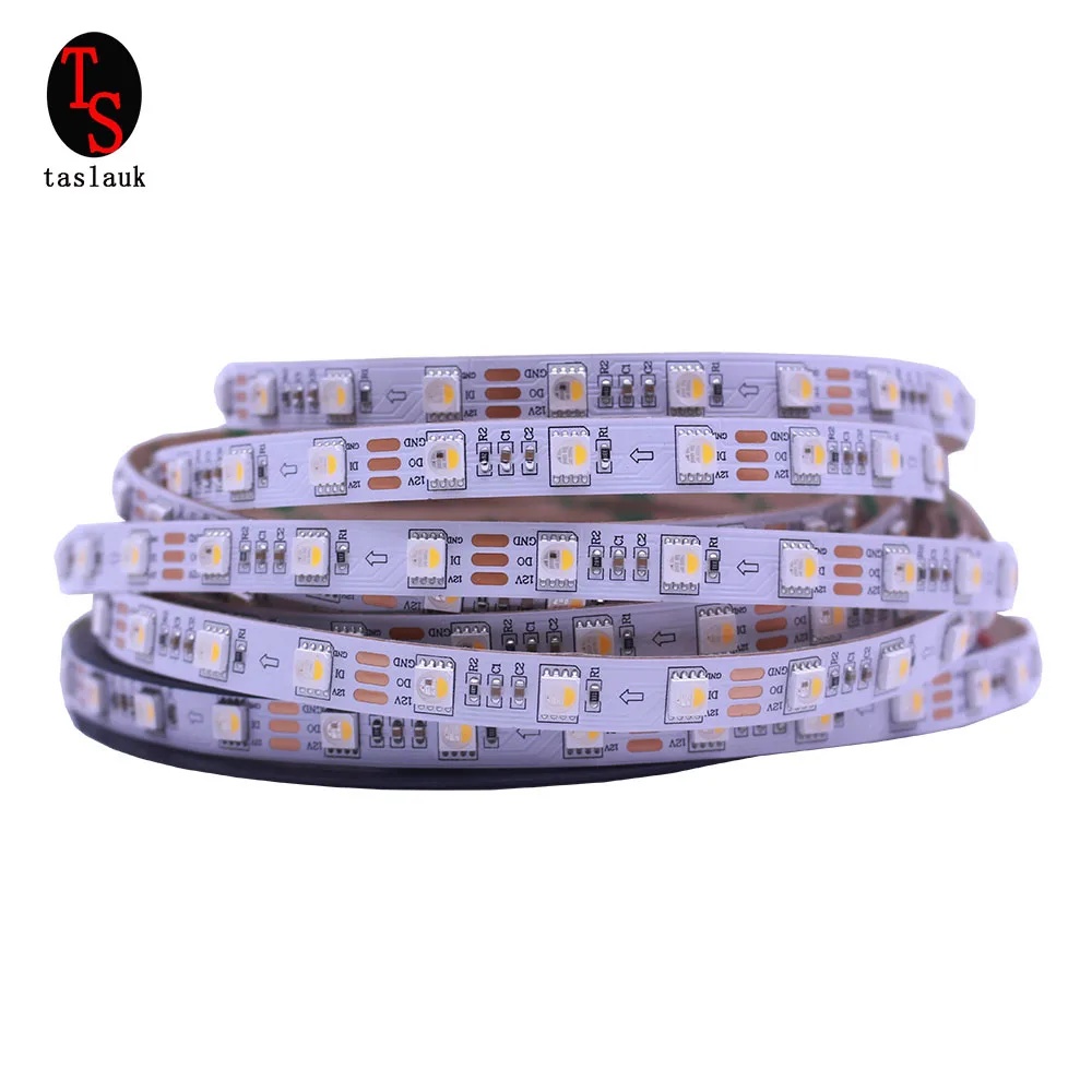 DC12V 5m SK6812 (аналогичный ws2812b ) RGBW RGBNW RGBWW 4 в 1 60 светодиодов/pixles/m; Индивидуальная адресная Светодиодная лента IP20/IP65/IP67