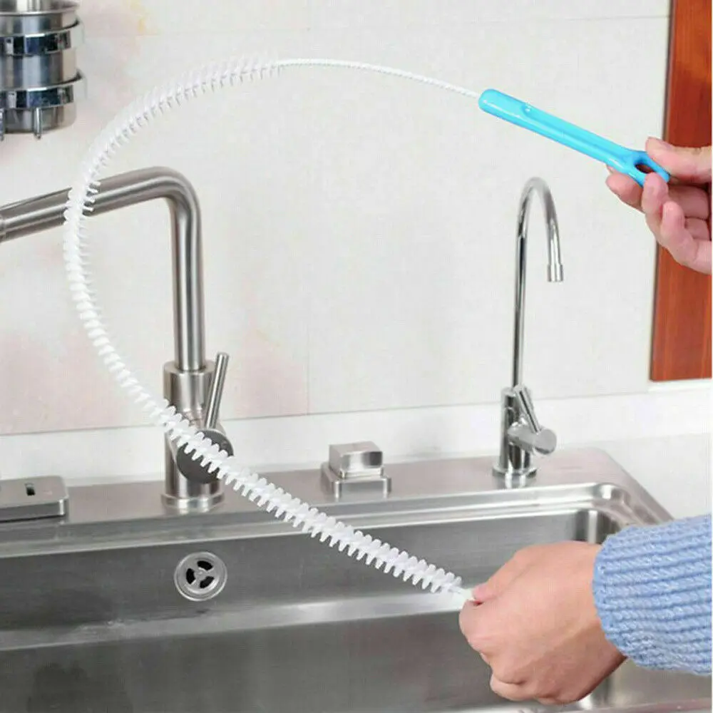 

Pipe Dredger Durable Flexible Sink Overflow Drain Unblocker Brush Cleaner Tool