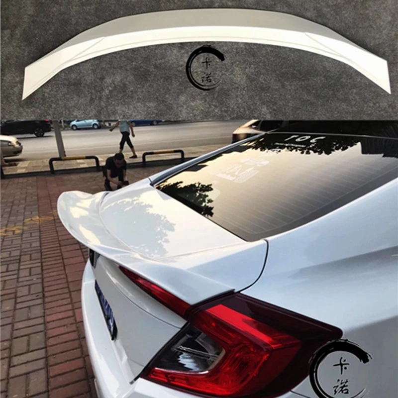 

For Honda Civic 2016 2017 2018 Rear Wing Spoiler, Trunk Boot Wings ABS Spoilers JDM style