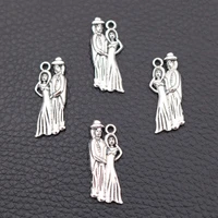 best partner metal pendant bride charms bridesmaid charms best girlfriends charms diy wedding jewelry making a2055 15pcs