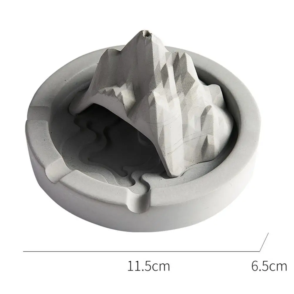 

Creative Designer Ashtray Cigar Weed Ash Tray Gift Room Table For Living Restaurant Accessories For Friend Trays X7Y7