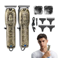resuxi rechargable hair trimmer all metal hair clipper professional trimmer for men cutting machine hair styling tools