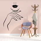 Виниловая наклейка на стену для салона красоты, маникюрного салона, декоративная наклейка на стену, наклейка на стену