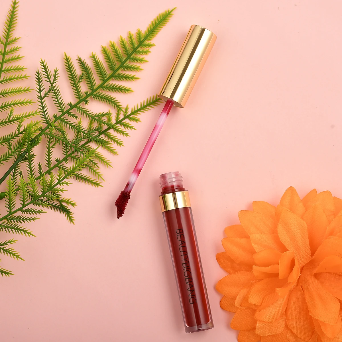 Beautybigbang жидкая губная помада, макияж, сексуальные цвета, красный, черный, розовый цвет, матовая губная помада, водостойкая, стойкий блеск для губ, набор для губ