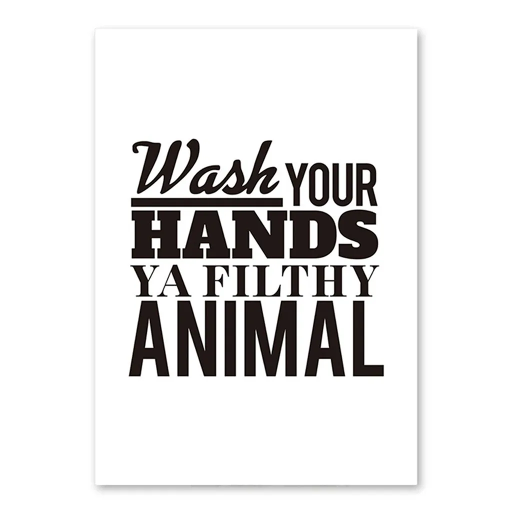 Современный скандинавский стиль жизни буквы холст художественный плакат печать