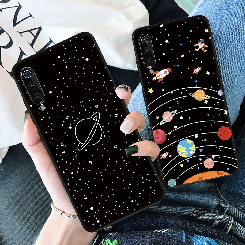 Чехол с рисунком звездного неба для Xiaomi Redmi K20 Pro Note 7 7A Mi 9T 9 SE A3 A2 Lite CC9 CC9E матовый