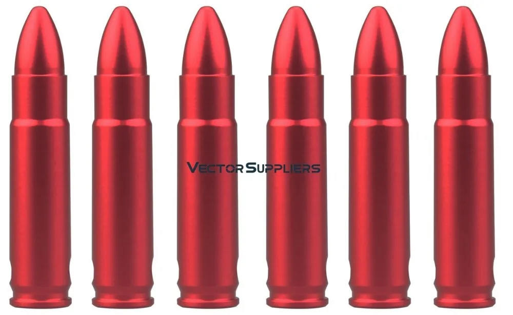 Векторная оптика металлические защелкивающиеся колпачки для 223 Remington, 7,62x39 мм, 300 затемнение, 9 мм, винтовка пистолета Calibers Safty Traning Round
