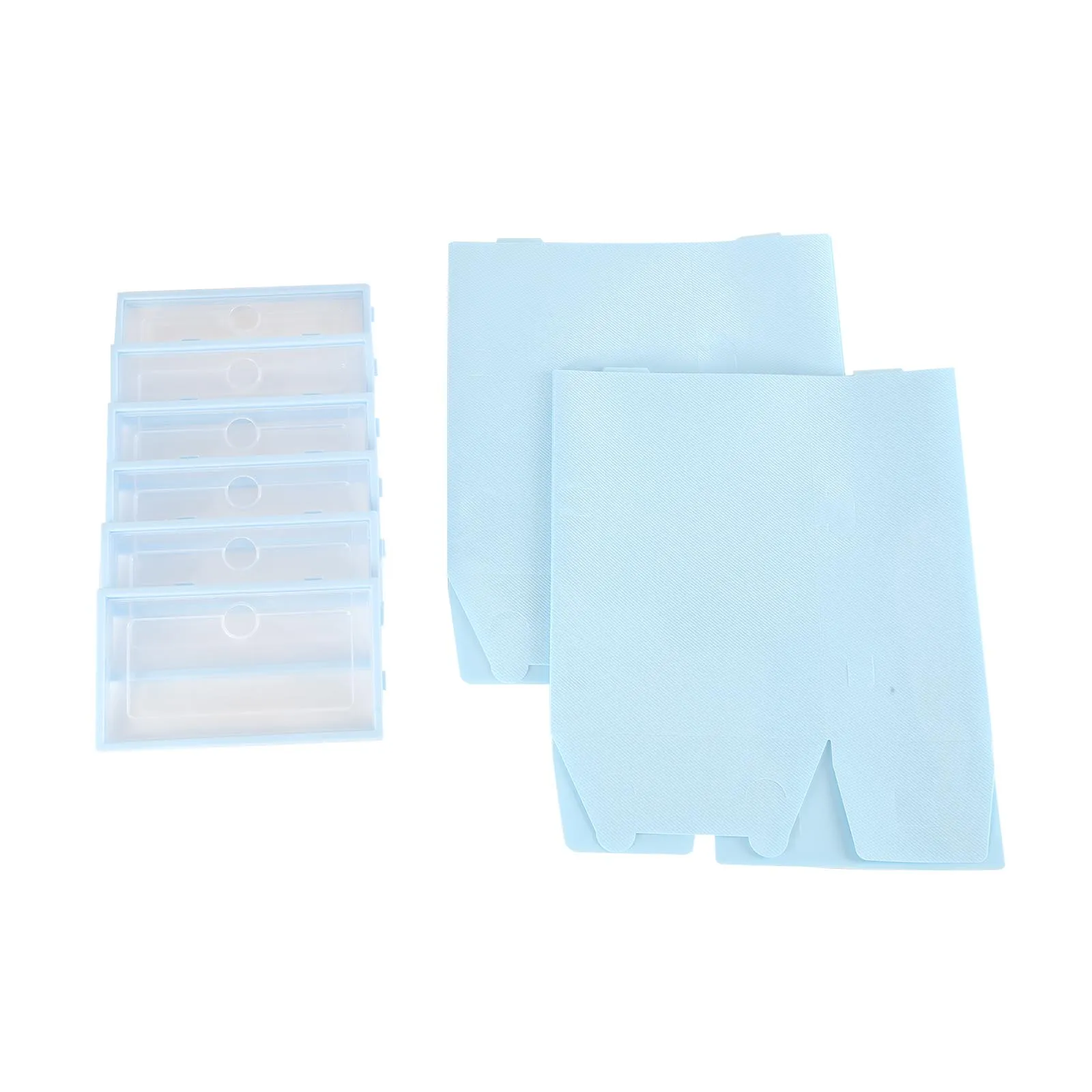 6 шт./компл. складная коробка для обуви прозрачный Пластик стеллаж хранения