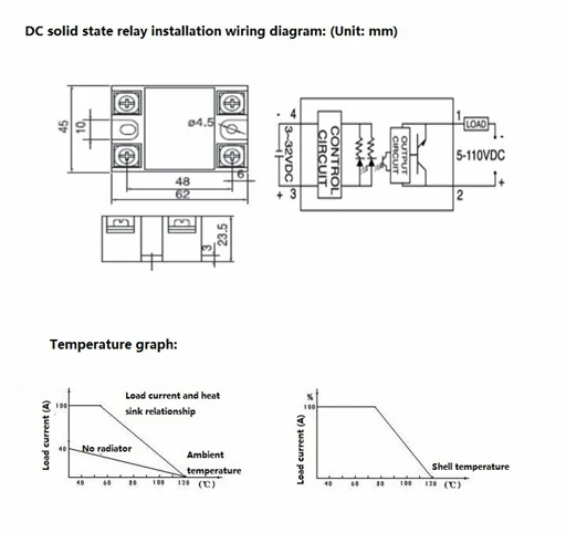 Контроллер постоянного тока твердотельные реле SSR-10DD SSR-20DD постоянного тока Relay10A 15A 20A 25A плавный запуск двигателя мягкий стартер