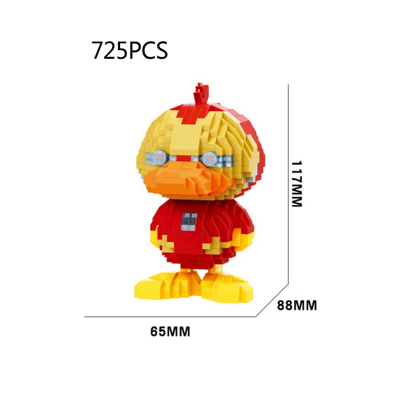 Фигурки супергероев Диснея Марвел Мстители Утконос маленький алмазный блок