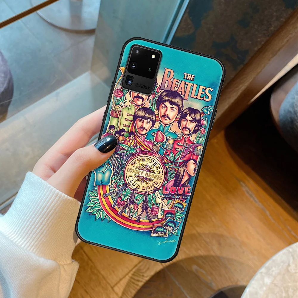 

The Rock And B-Beatle Band Phone Case For Samsung Galaxy S 6 7 8 9 10 E 20 UITRA FE 21 Edge Note 8 9 10 Plus black Cover