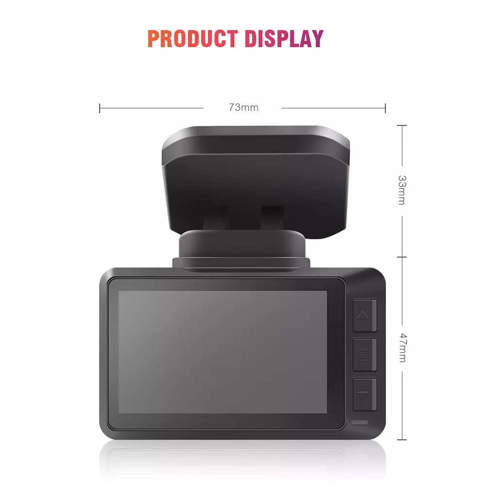 

2.4 Inches 1080P Dash Cam Car DVR Driving Recorder With LCD Screen Car Night Vision Safty Driving Interior Electronics Accessory