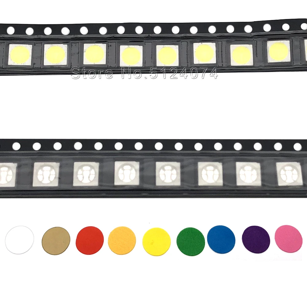 100 шт. светодиодов 5050 SMD bead теплый белый/холодный
