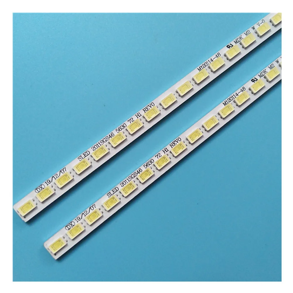 

New20 PCS/lot 72 LEDs 520MM LED backlight strip for 46-DOWN LJ64-03035A SLED 2011SGS46 5630 72 LTA460HJ15 46SL412U 46FT5453