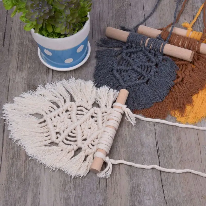 Скандинавская детская комната хлопок кисточки настенная ручная работа макраме