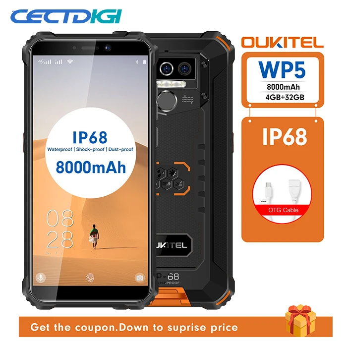 Смартфон OUKITEL WP5 4+32ГБ | Мобильные телефоны и аксессуары
