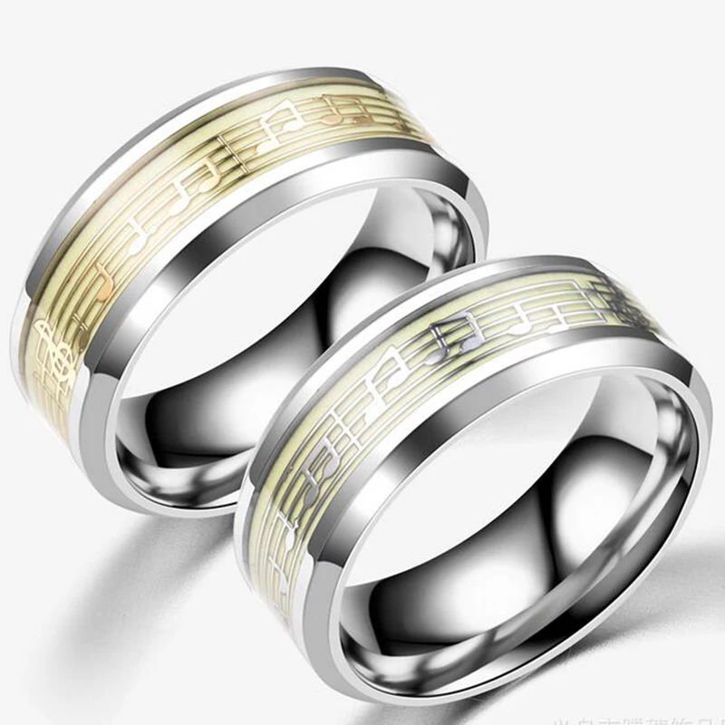 Высокое качество световой музыка пятилинейное музыкальная Партитура Кольца из