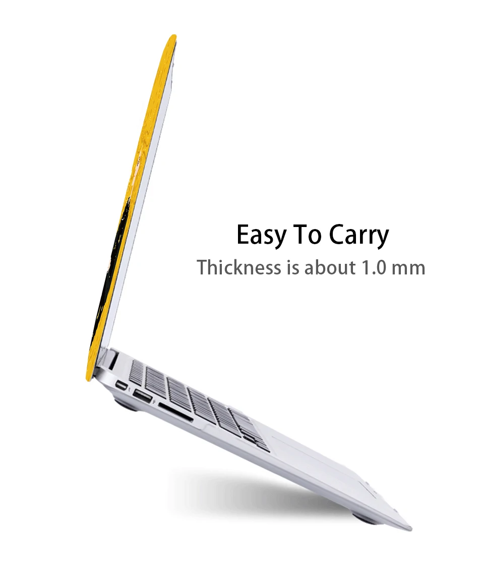Чехол для ноутбука с мультипликационным принтом MTT для Macbook Air Pro retina 11, 12, 13, 15 дюймов с сенсорной панелью, защитный чехол 13,3 дюйма