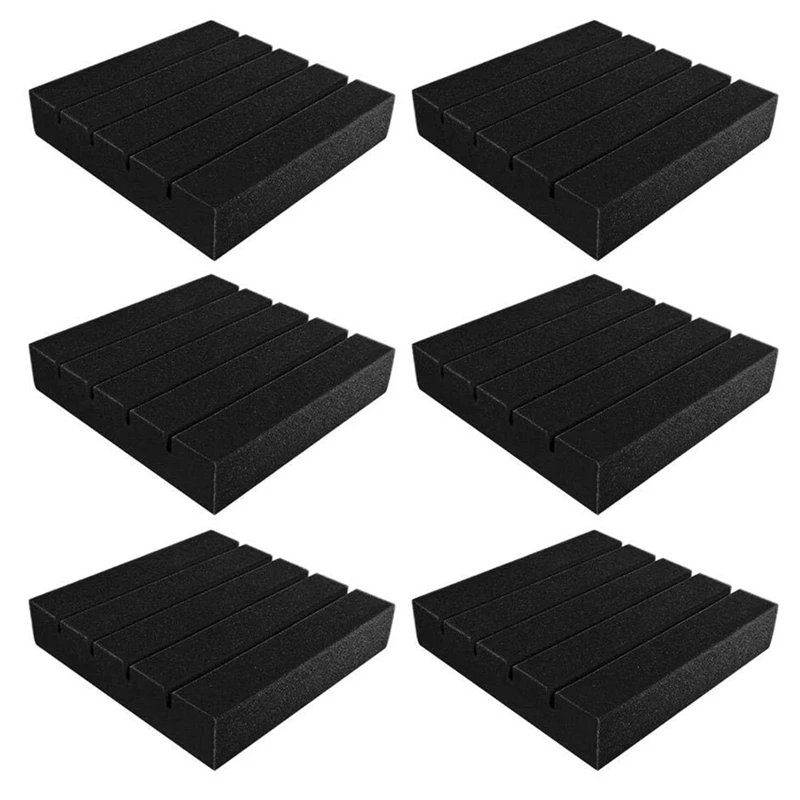 

6 Pcs Soundproofing Sponge, Acoustic Foam,Wall Indoor Sound Absorption Treatment,Piano Room Sound-Absorbing Sponge