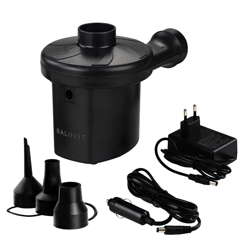 Электрический воздушный насос надувные насосы с 3 насадками адаптеры для