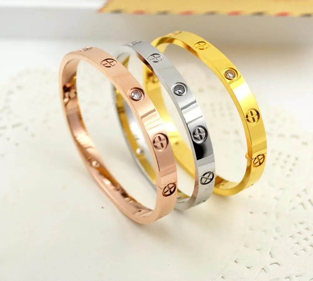 Браслет для влюбленных, титановая сталь, серебряный цвет, высокое качество, браслет, ювелирные изделия, Прямая поставка