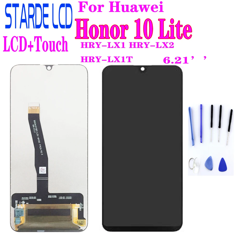 Оригинальный ЖК дисплей 6 21 дюйма для Huawei Honor 10 Lite с дигитайзером сенсорного