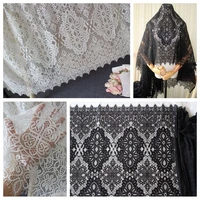 factory price french chantilly lace fabric 150x300cm per piece eyelash lace off white lady dress making lace 2020 new v2492
