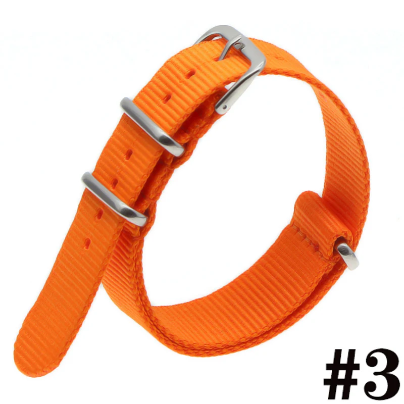 18 20 22mm Brand Army Sports Fabric Nylon Nylon Watchband Accessories Banding Belt Buckle For 007 James Bond Watch Black Belt