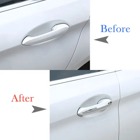 4 шт., хромированные накладки на дверные ручки BMW 5 серии G30 530li 2018 для BMW X4 G02 2018, автомобильные аксессуары