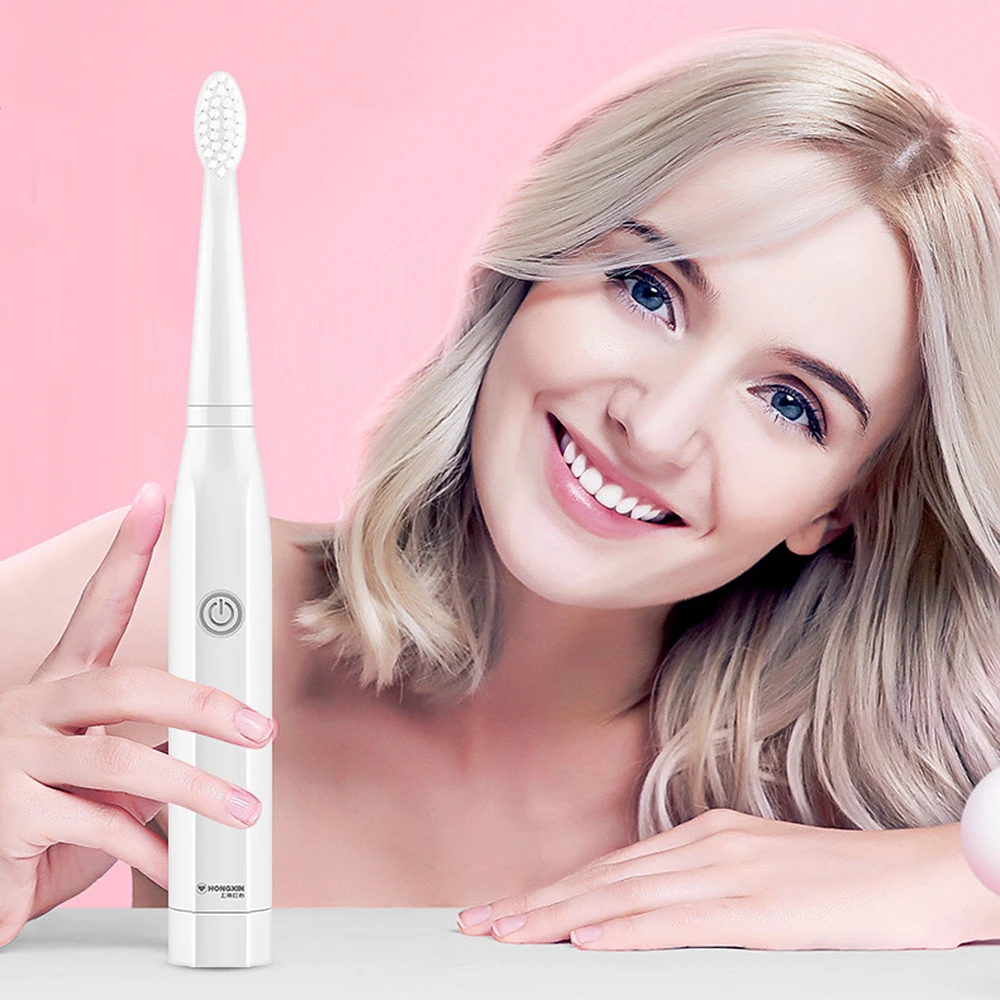 Электрическая зубная щетка Модернизированная Водонепроницаемая ультразвуковая