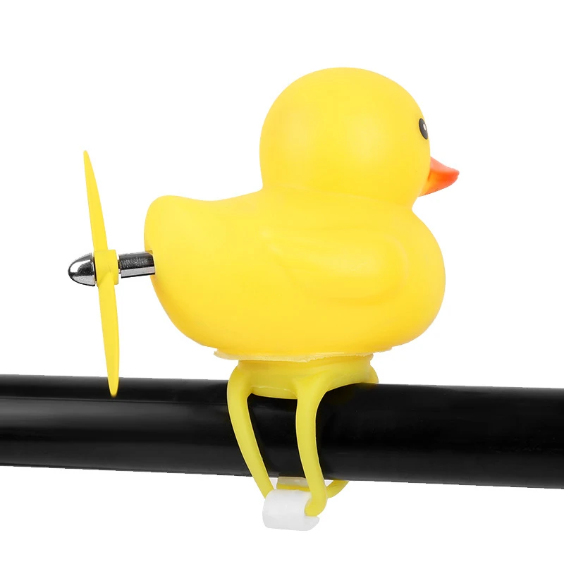 Велосипед свет мультфильм кремнезема маленькая Желтая утка шлем передний