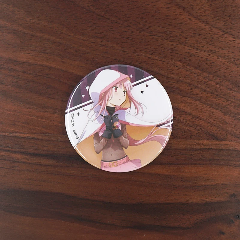 Волшебная запись игровой значок Madoka Magica аниме Kaname Felicia Yachiyo Tsuruno Sana металлический