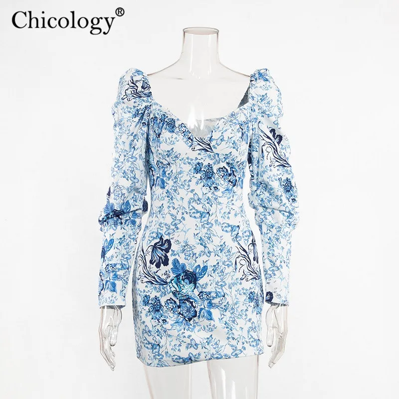 Женское офисное платье с длинным рукавом Chicology Элегантное повседневное