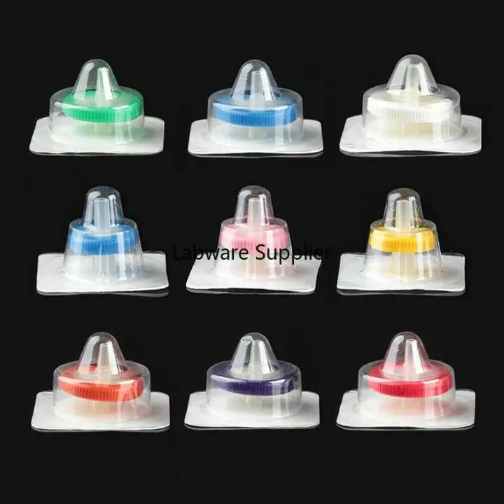 Одноразовый стерильный шприцевой фильтр 20 шт./лот Гидрофильная/гидрофобная