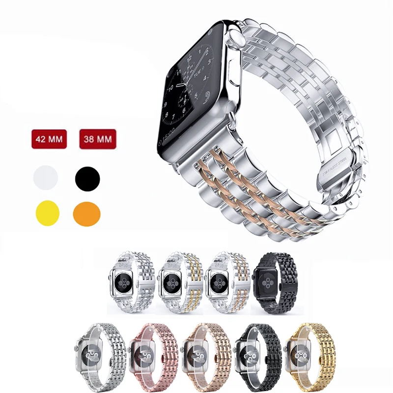 Браслет из нержавеющей стали для Apple watch SE 6 5 4 3 2 44/ 42 мм 40/38 мм|Ремешки часов| |