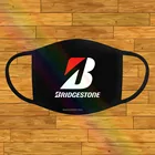 Bridgestone гоночный автомобиль внедорожник Дрифт черный atmungsактивess. Белый готов. Бейсбольная маска Gudal, бандана, шарф, шапка