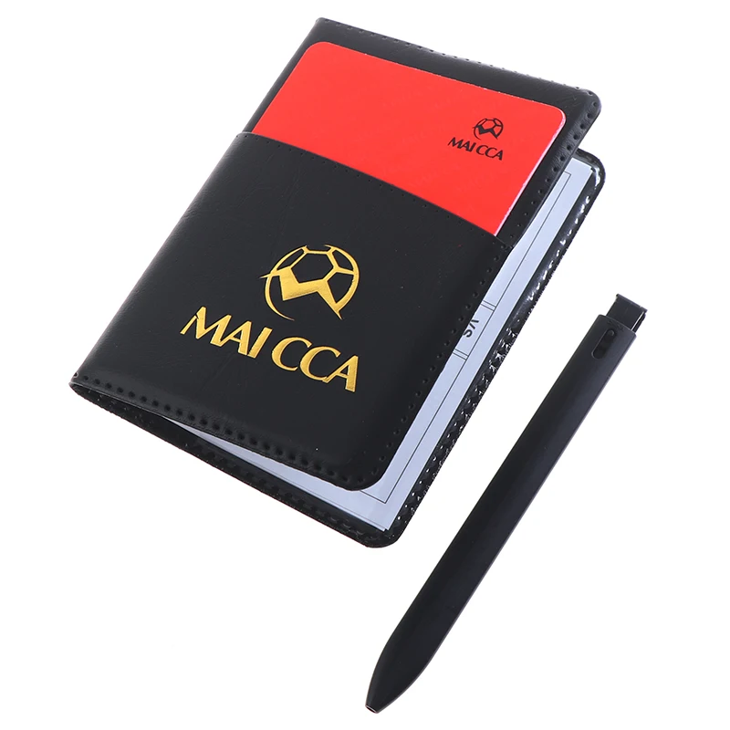 Профессиональный рефери Red Yellow Card Футбольная ярмарка игровые карты кожаный чехол