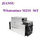 Майнер биткоинов бу WhatsMiner M21S 54T 56T 58T BTC BCH Asic Майнер с блоком питания более экономичный, чем M20S M31S antminer S19 S17 T17 Z15