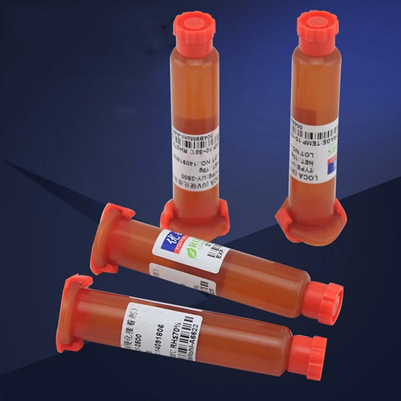 

10ML UV LOCA Adhesive Glue Liquid Optical Clear Repair Replacement For Touch screen For iPhone Cell Phone