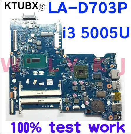 854940-601 854940-001BDL50 LA-D703P/LA-C701P для HP 15-AY 15-AC 15-BD ноутбук материнская плата Процессор i3 5005U