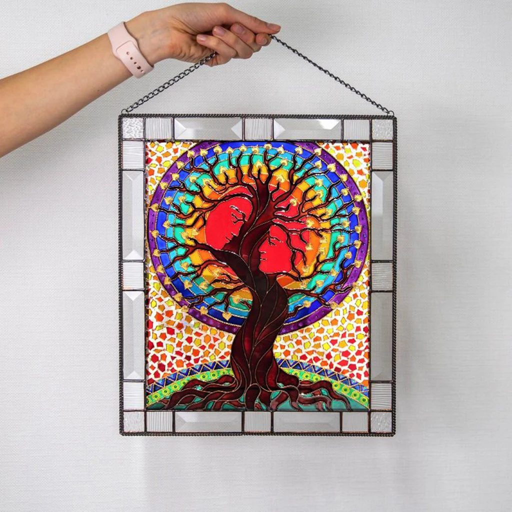 

Decorative Stained Glass Window ings Panel Suncatcher Window Decor
