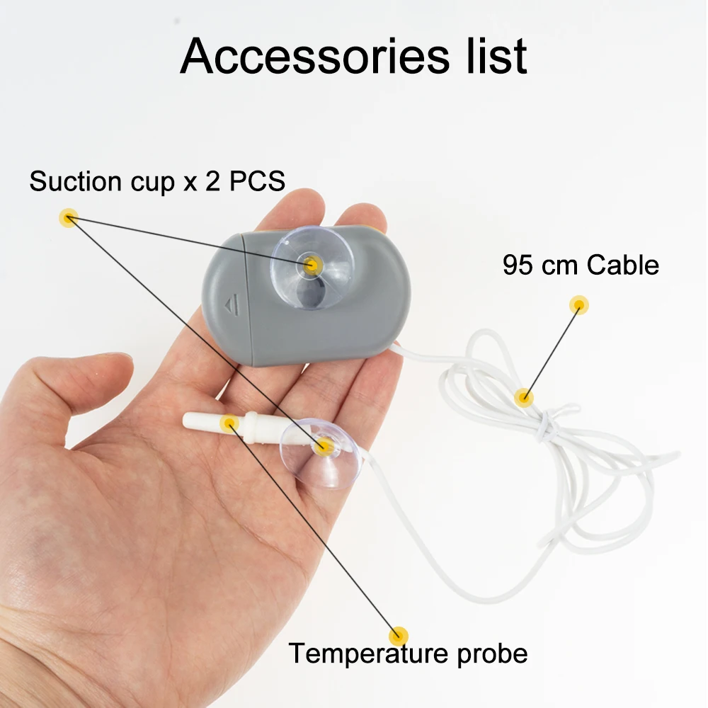 Цифровой термометр для аквариума высокоточный измеритель температуры растений