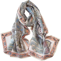 new luxury brand women scarf summer silk scarves shawls wraps soft pashimina female echarpe designer beach stole bandana 170x53