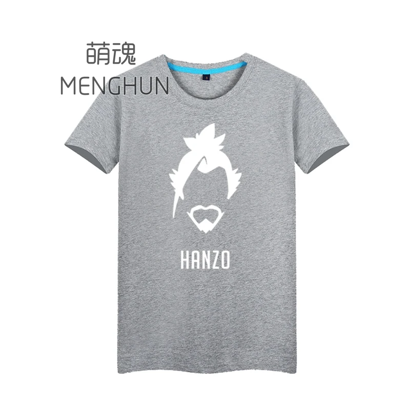 Высококачественные костюмы фанатов игр мужские хлопковые футболки HANZO нового