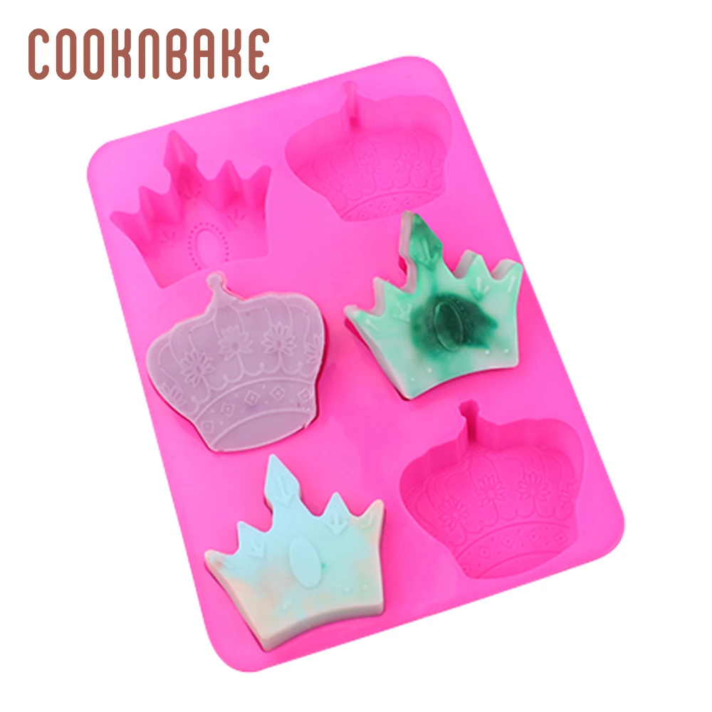 COOKNBAKE силиконовая форма для мыла в форме короны смоляных свечей гипсокартона 6