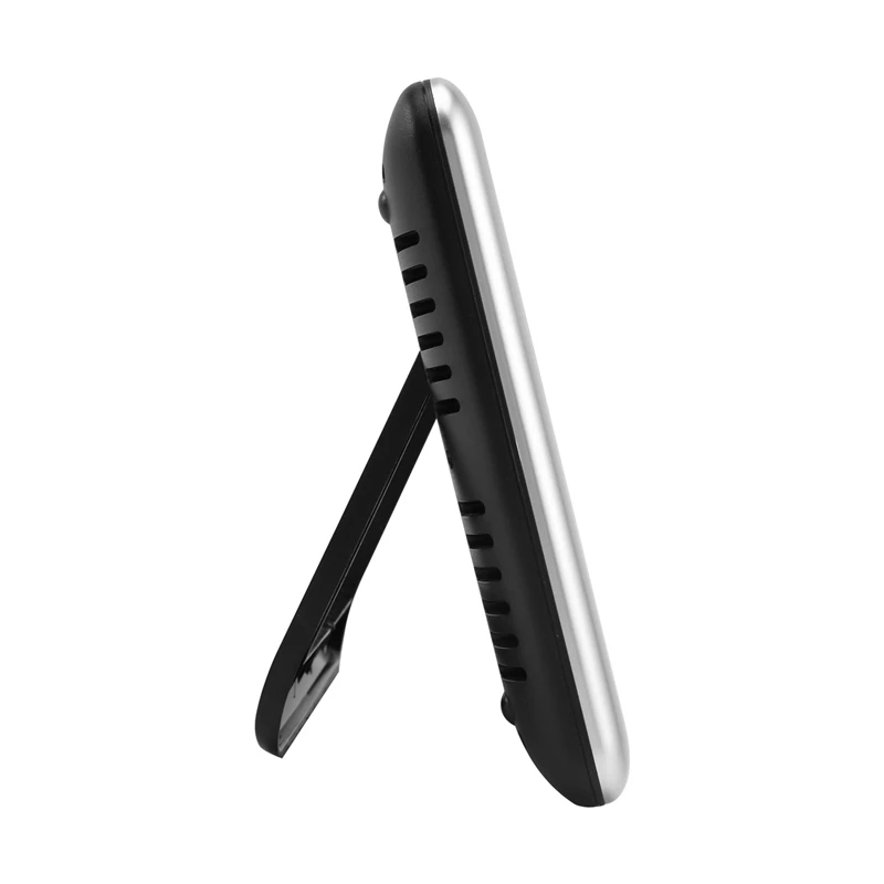 Атомно-цифровые настенные часы большой ЖК-дисплей работающий от батареи