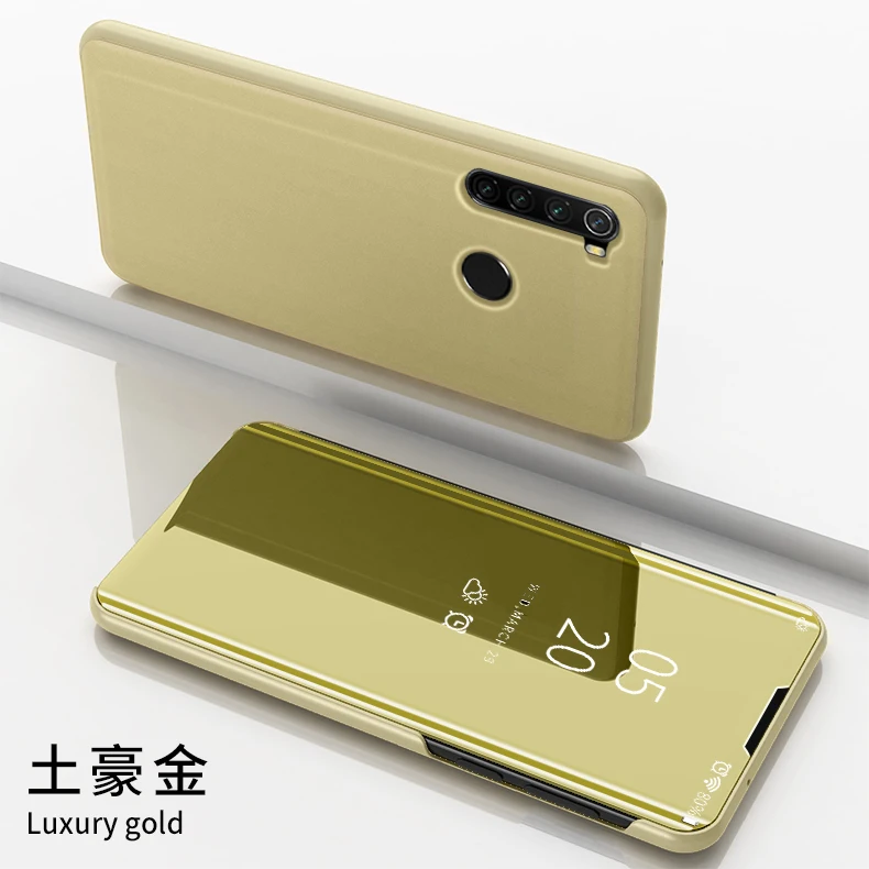 Умный зеркальный флип-чехол для телефона Xiaomi Redmi 8A 7A 5A GO 7 Note 8 Pro Note iPhone 7 6 Plus 5 iPad Pro фотоаппаратов моментальной печати 7S 4X3 k20 Pro 6A 5A Pro S2 Y2 Clear View чехол